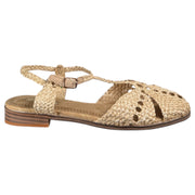 Sandalias Corina Puntera Trenzada M6391 Natural