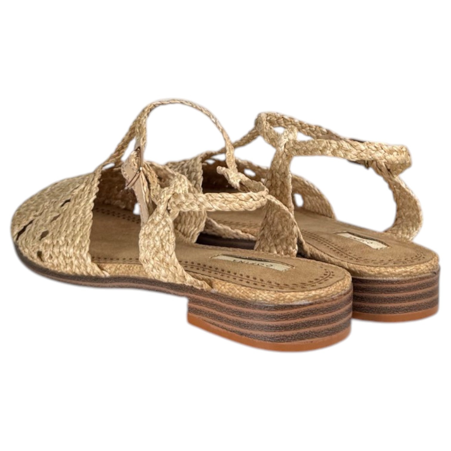 Sandalias Corina Puntera Trenzada M6391 Natural - imagen 6