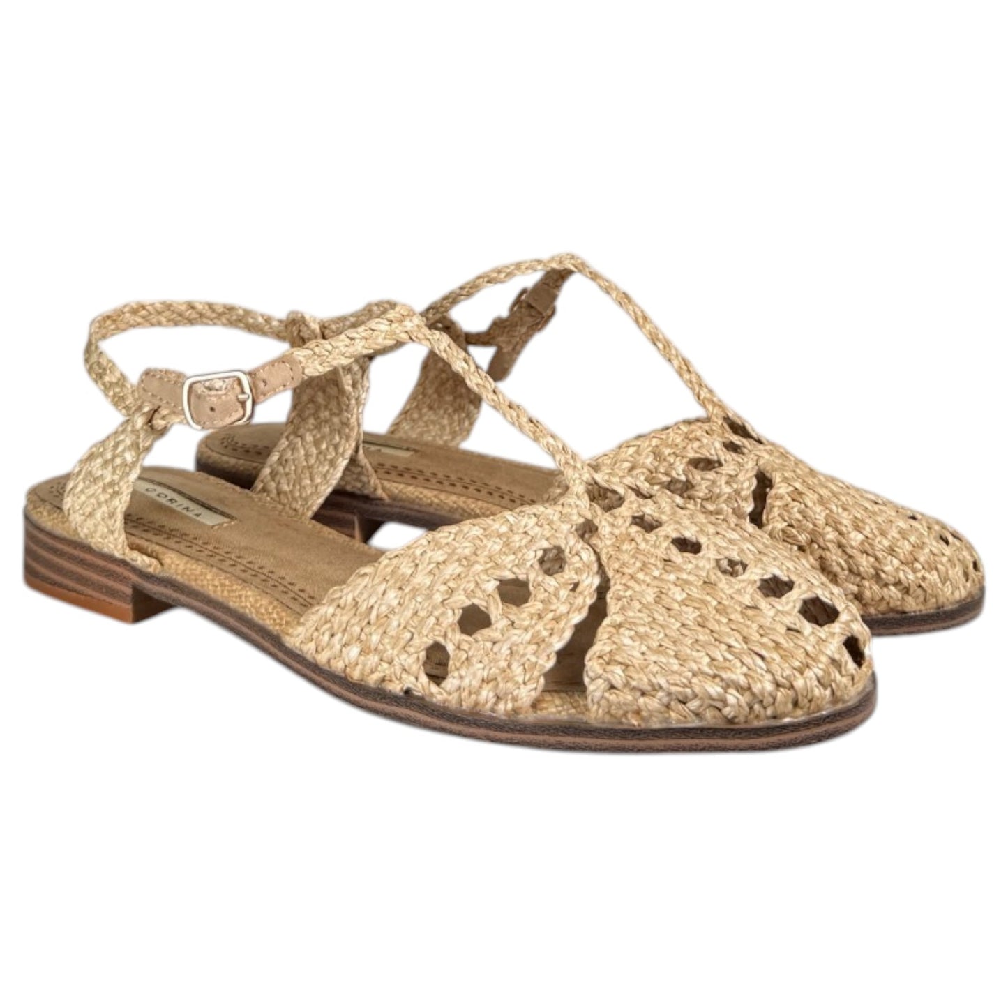 Sandalias Corina Puntera Trenzada M6391 Natural - imagen 3