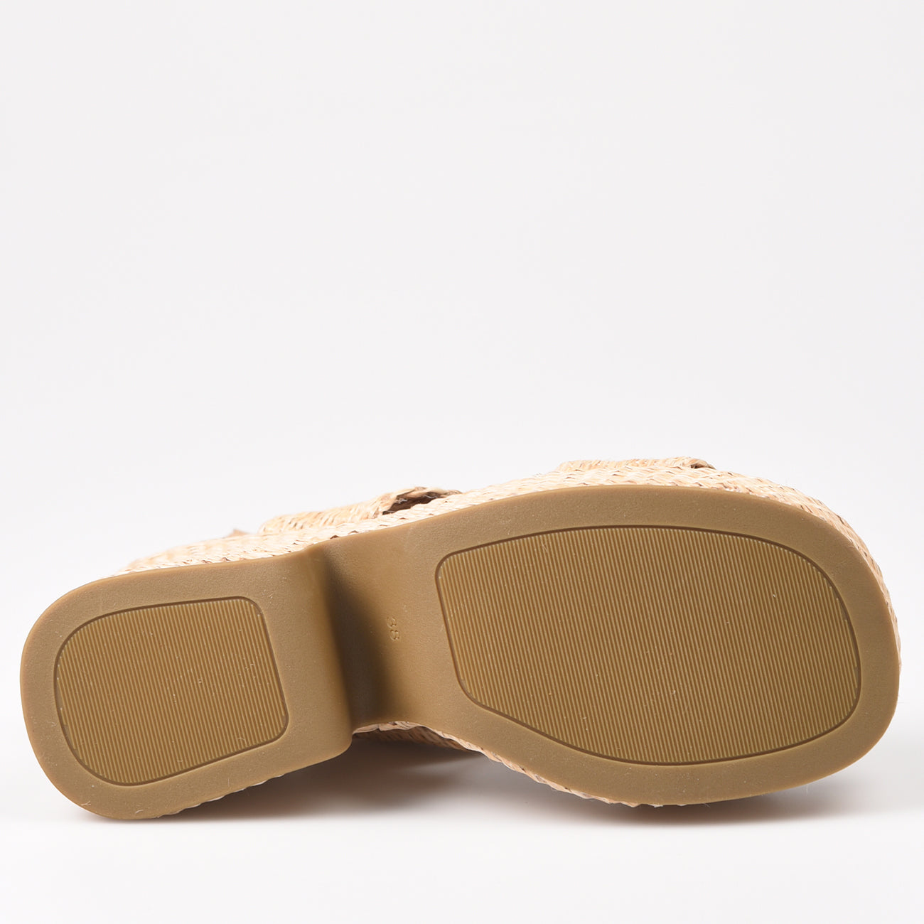 Sandalias Corina Tacón Rafia M4346 Natural - imagen 5