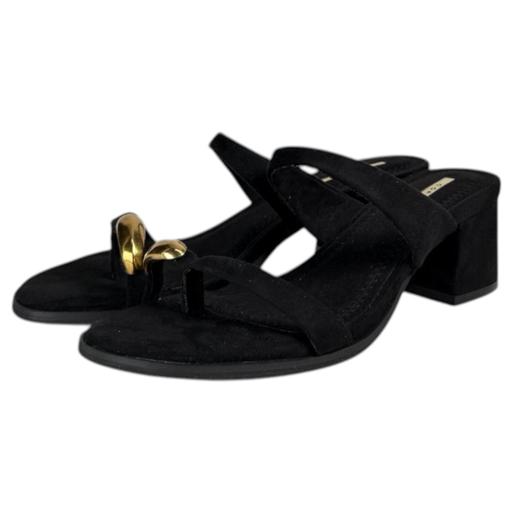 Sandalias Corina Tacón Tiras M6323 Negro - imagen 5