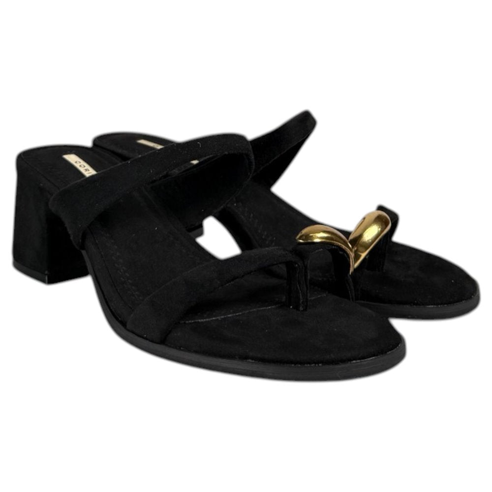 Sandalias Corina Tacón Tiras M6323 Negro - imagen 3