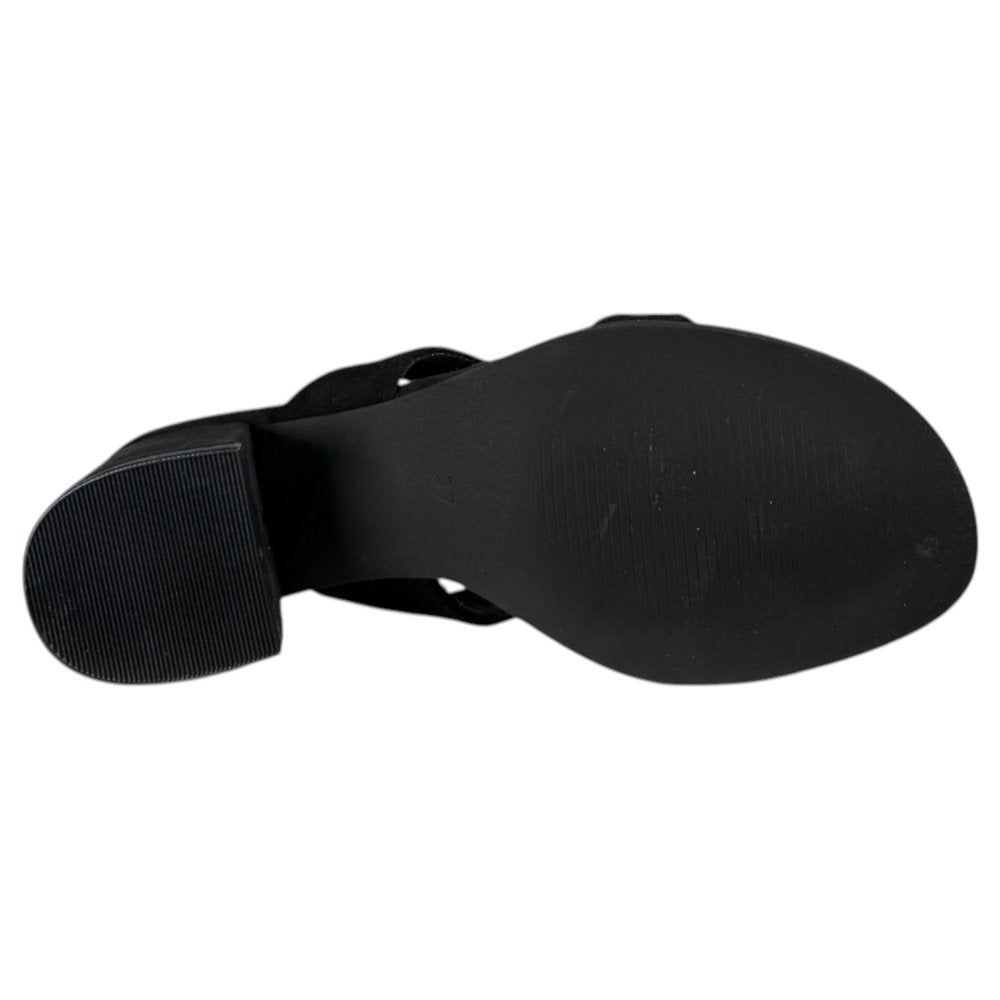 Sandalias Corina Tacón Tiras M6323 Negro - imagen 7