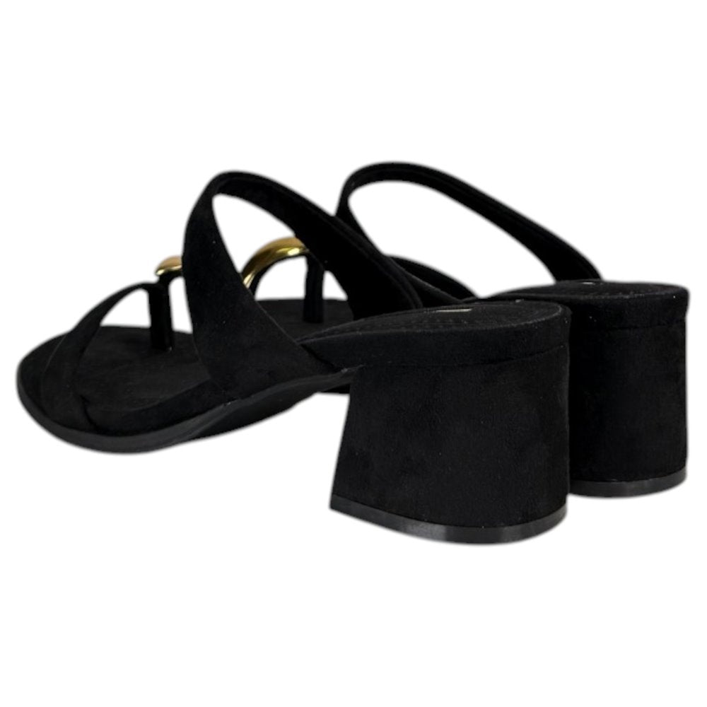 Sandalias Corina Tacón Tiras M6323 Negro - imagen 6