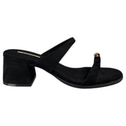 Sandalias Corina Tacón Tiras M6323 Negro