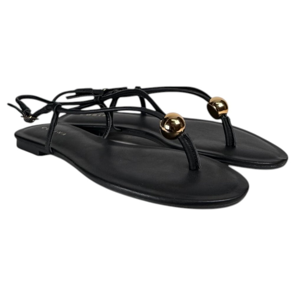 Sandalias Corina Tira Fina M6456 Negro - imagen 3