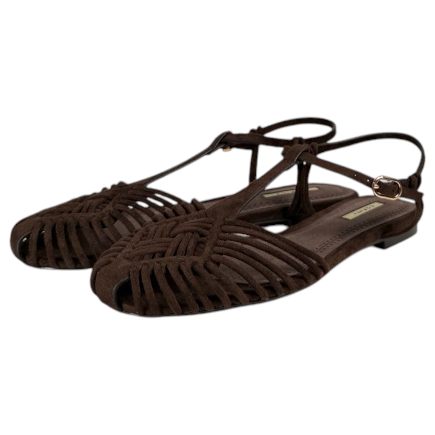 Sandalias Corina Tiras Finas M6396 Café - imagen 5