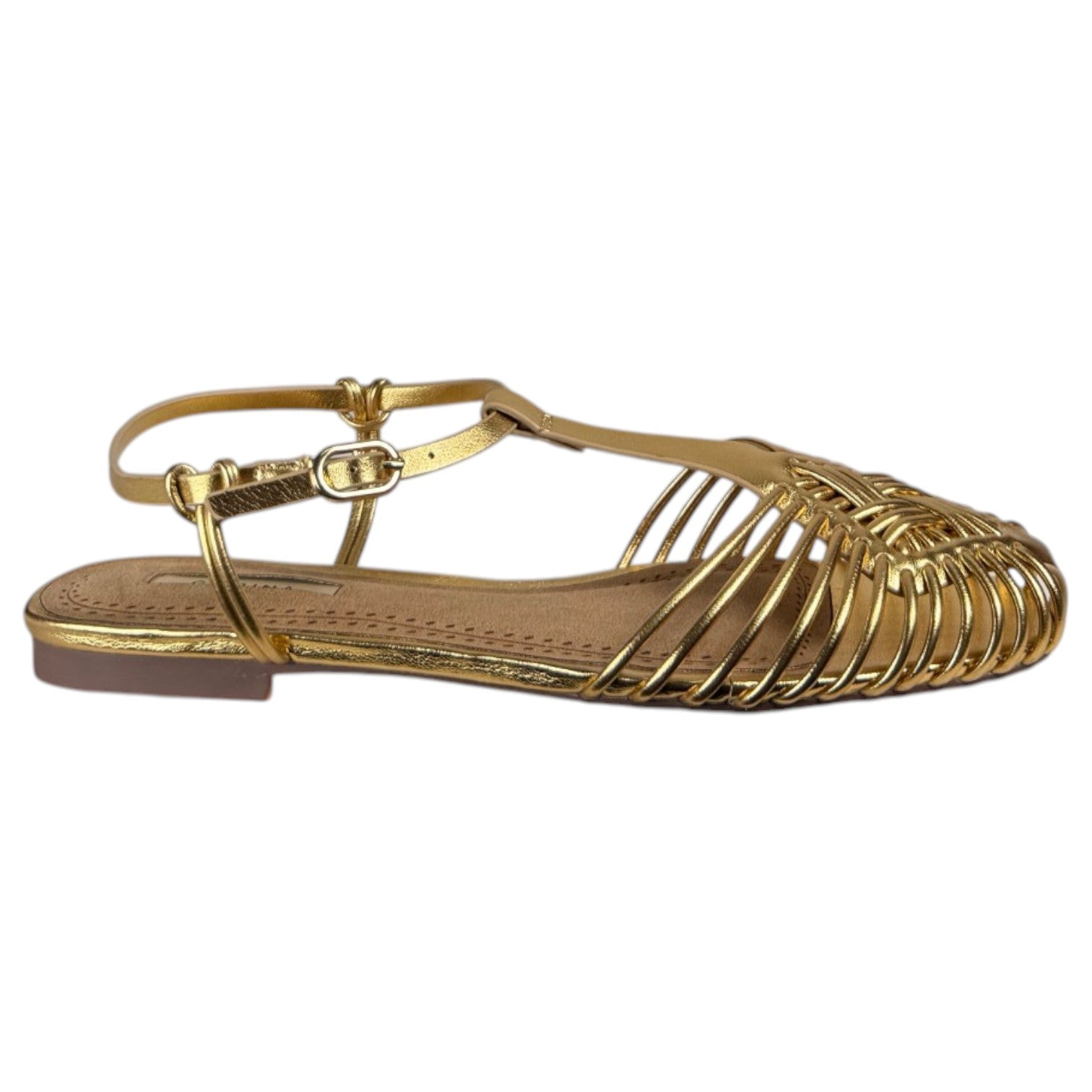 Sandalias Corina Tiras Finas M6396 Oro - imagen 1