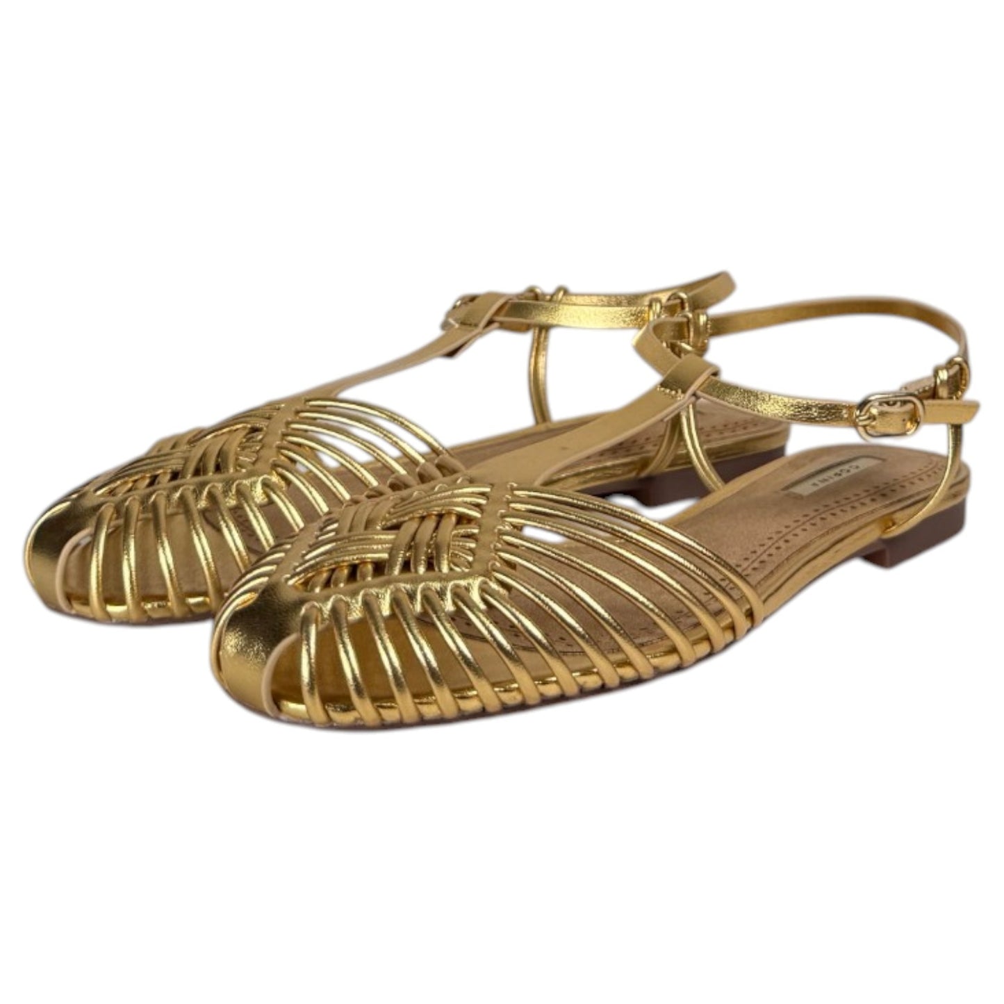 Sandalias Corina Tiras Finas M6396 Oro - imagen 5