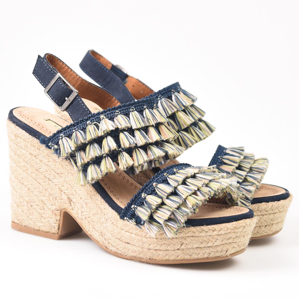 Sandalias de Esparto Corina C9312 Azul - imagen 2