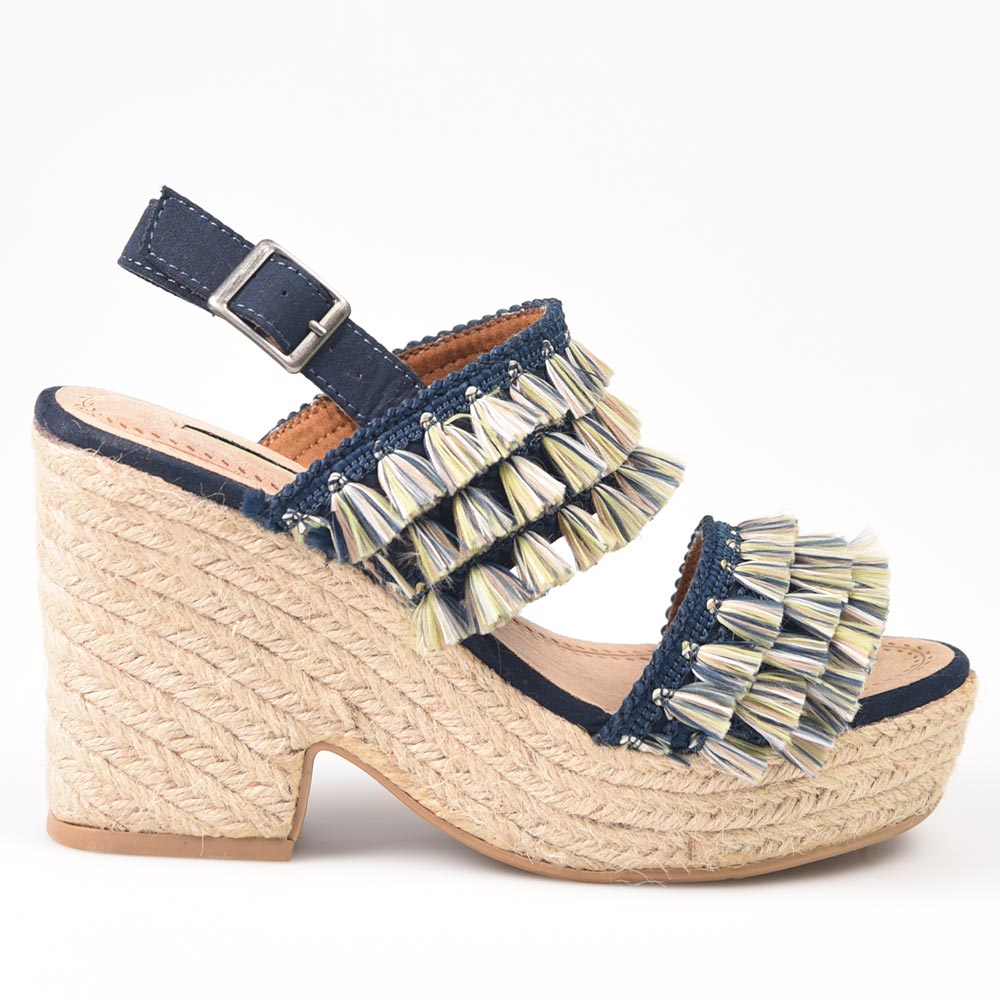 Sandalias de Esparto Corina C9312 Azul - imagen 1