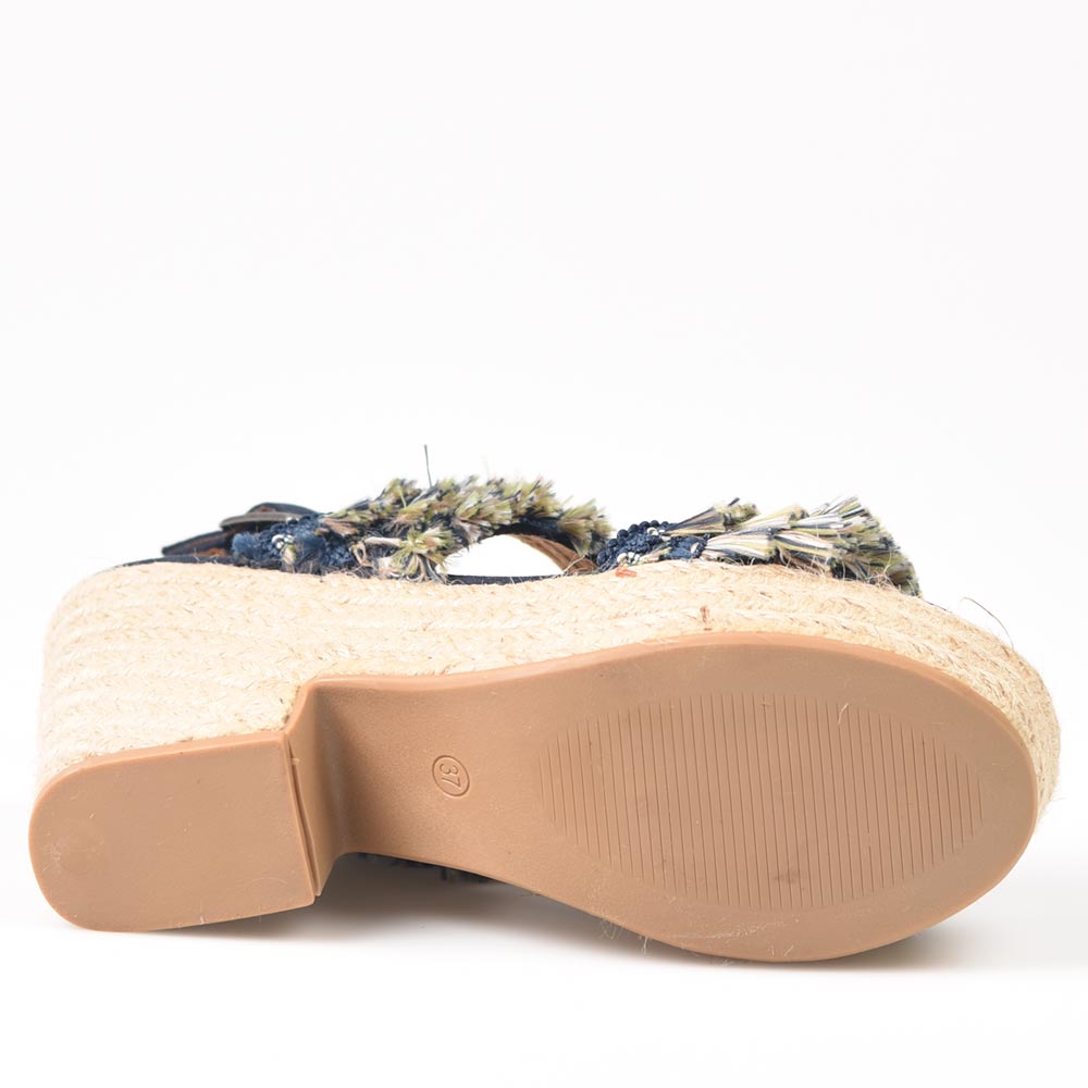 Sandalias de Esparto Corina C9312 Azul - imagen 5
