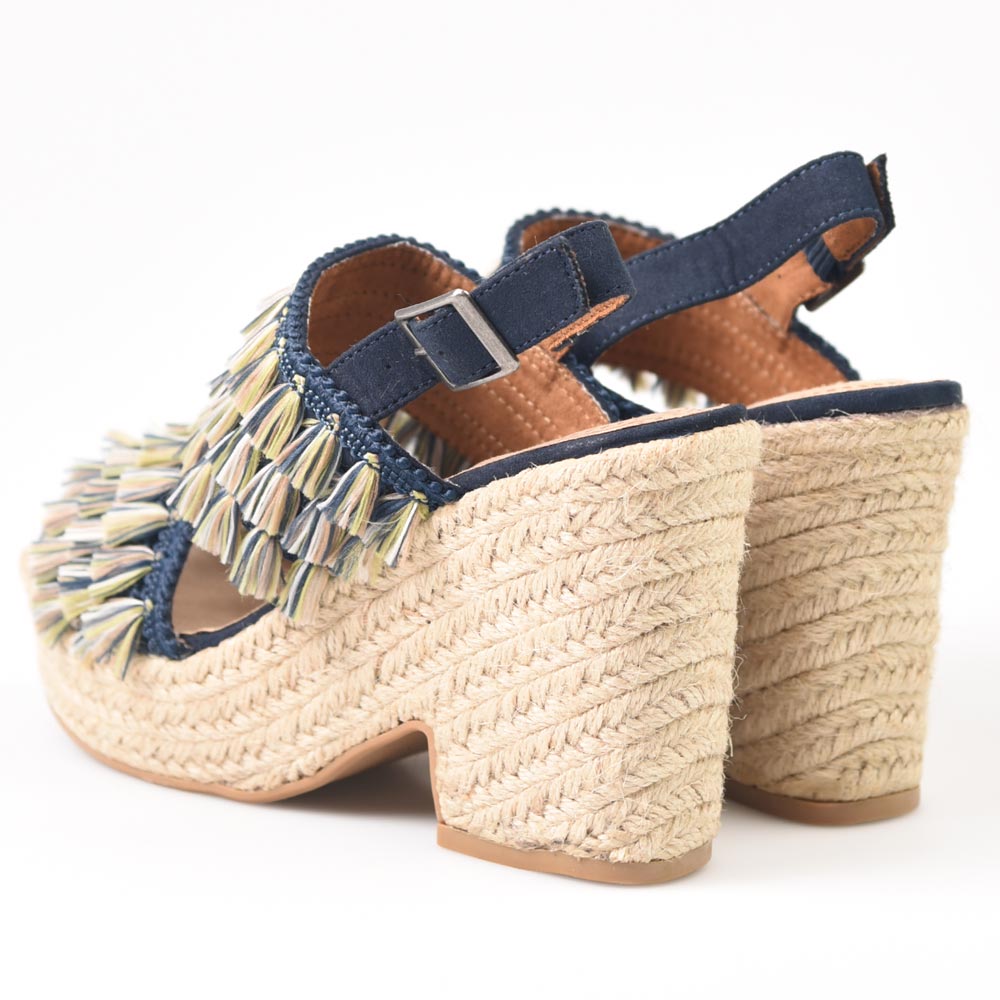 Sandalias de Esparto Corina C9312 Azul - imagen 4