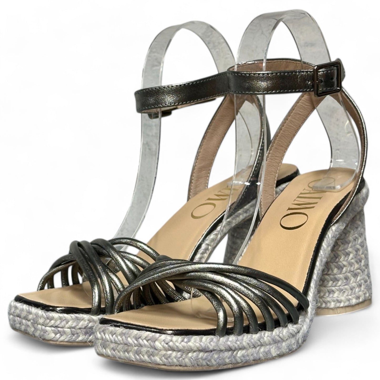 Sandalias de Esparto Gaimo Fusca Napa Pewter 0101 Cannes - imagen 4