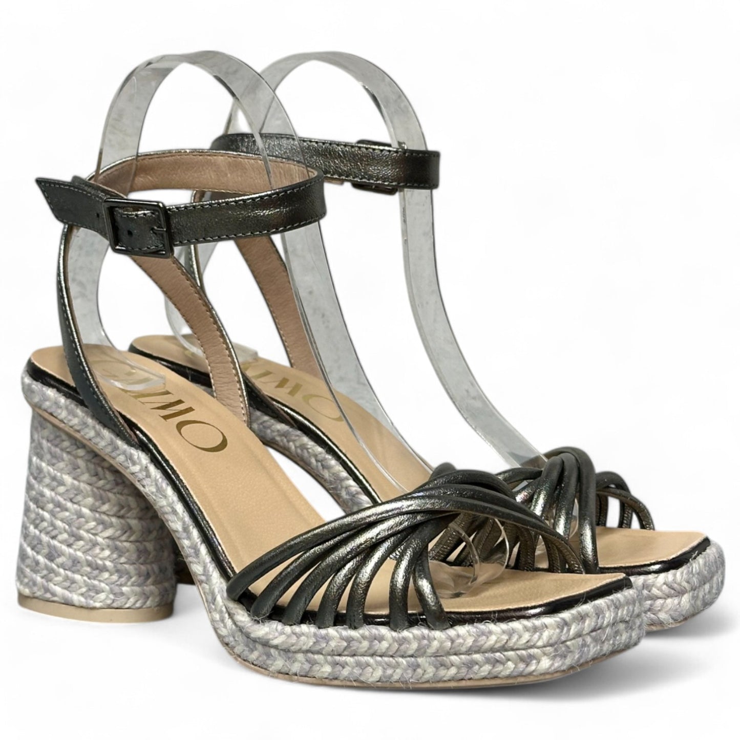 Sandalias de Esparto Gaimo Fusca Napa Pewter 0101 Cannes - imagen 3
