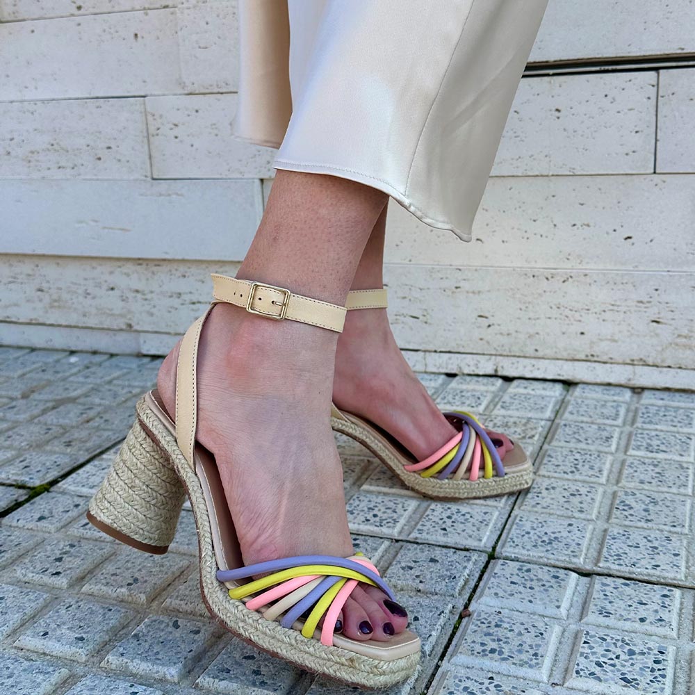 Sandalias de Esparto Gaimo Fusca.Mult Mediacaña Cannes - imagen 2