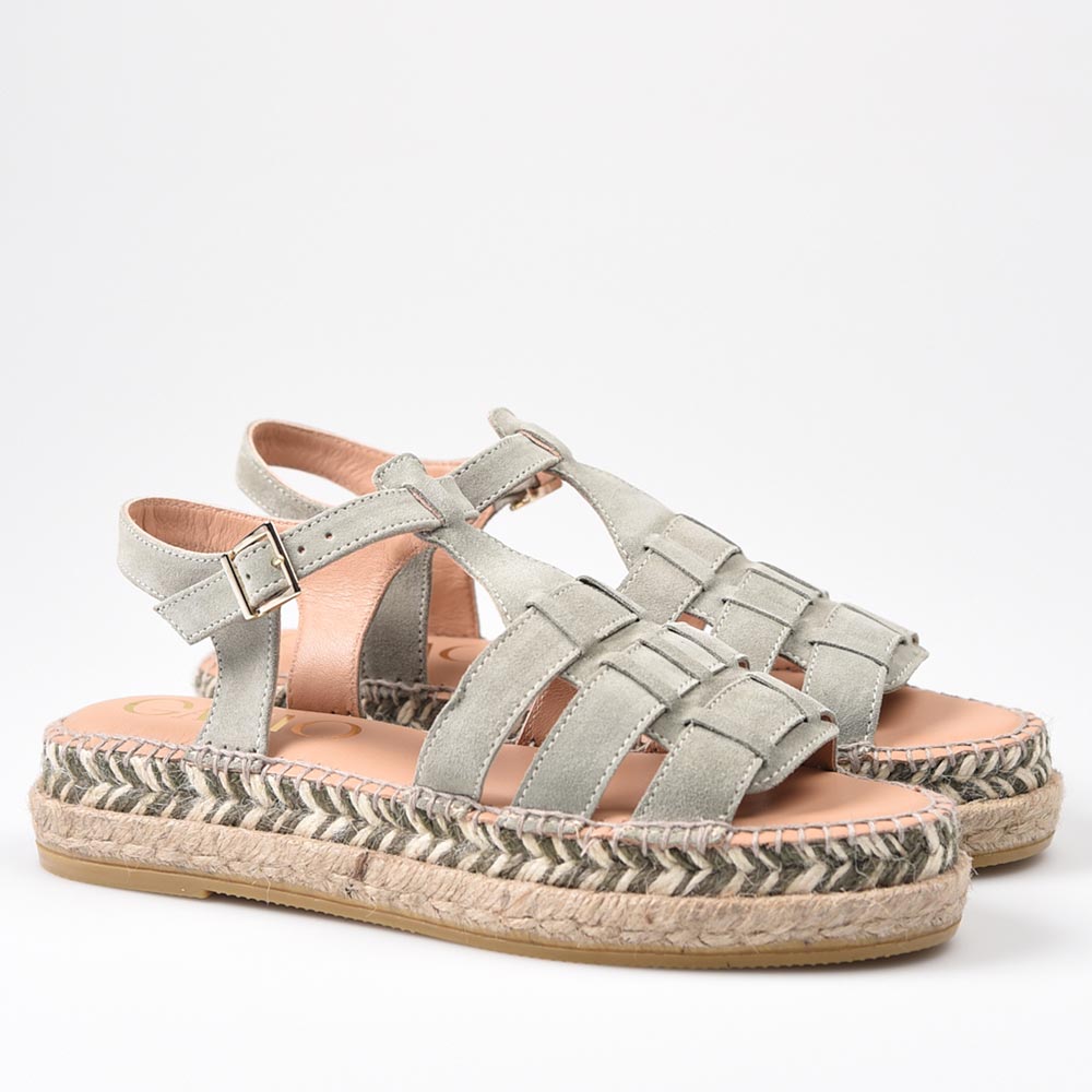 Sandalias de Esparto Gaimo Livia Menta - imagen 5