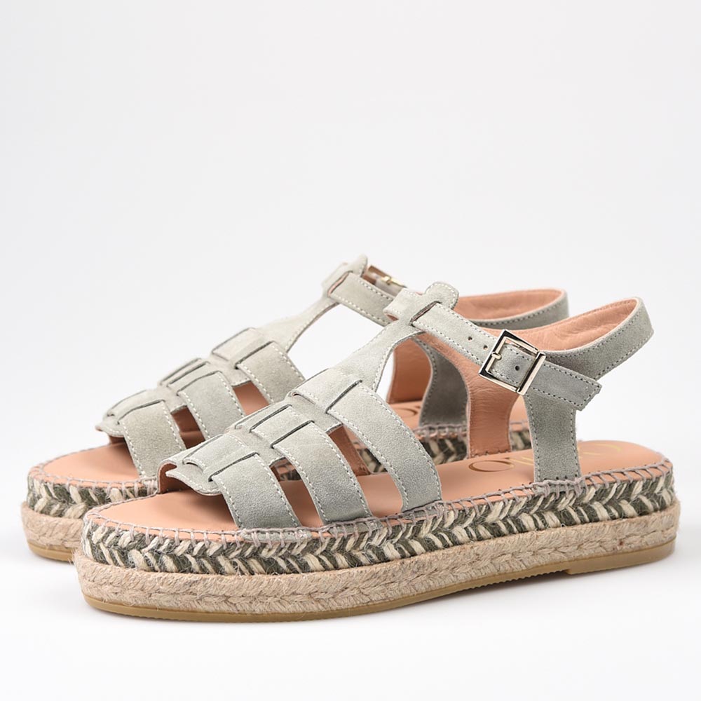 Sandalias de Esparto Gaimo Livia Menta - imagen 3