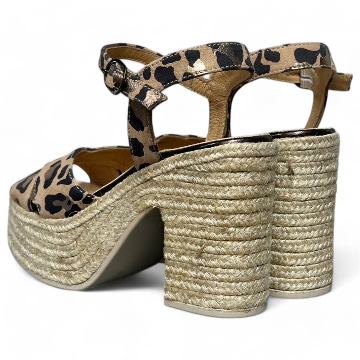 Sandalias de Esparto Gaimo Natalis Leo Metal Nude - imagen 5