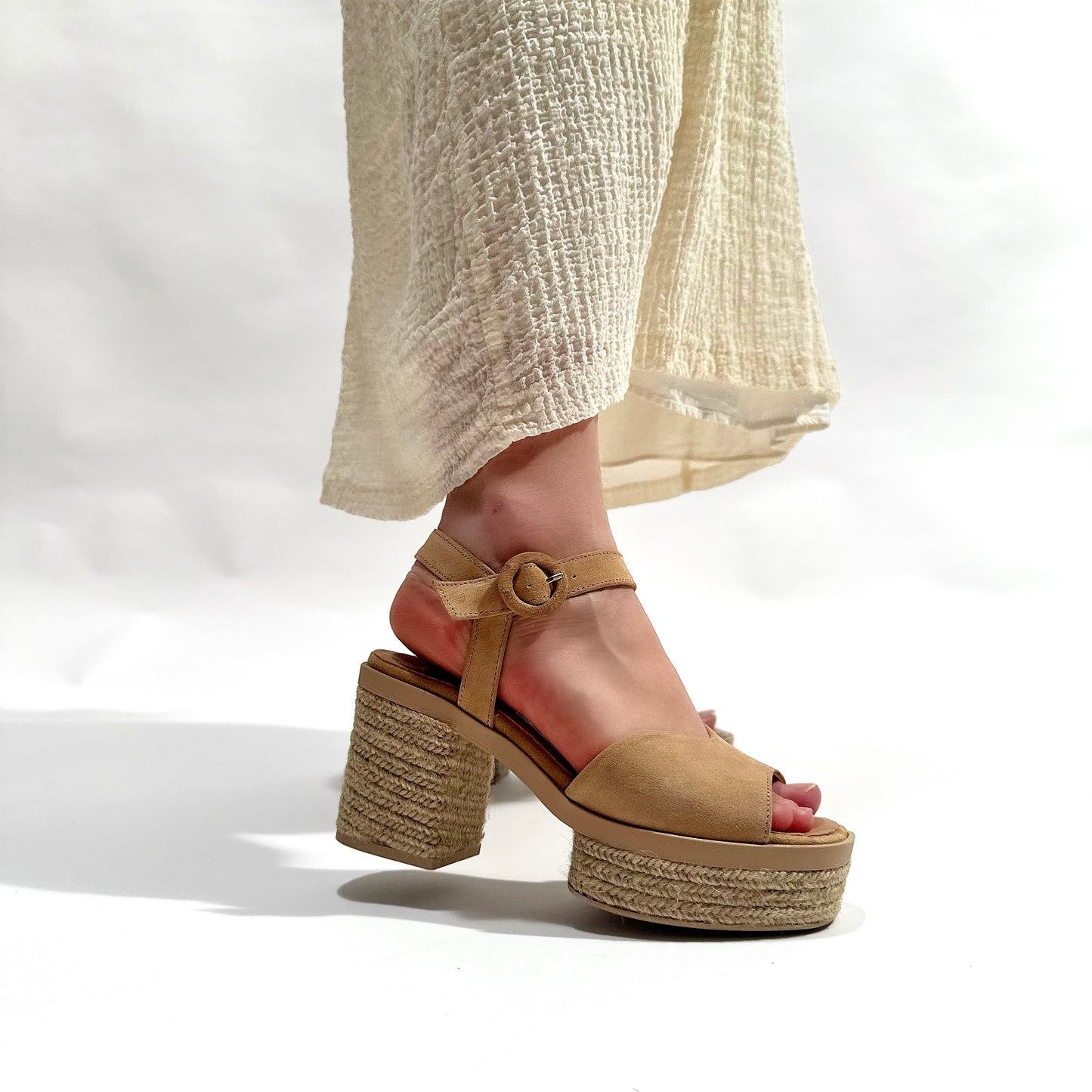 Sandalias de Esparto Gaimo Prinia Pesca Baby Silk Camello - imagen 5