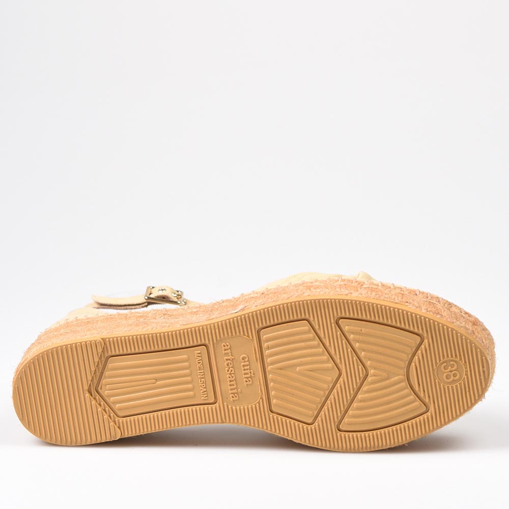 Sandalias de Esparto Gaimo Torgos Piqué Vainilla - imagen 9