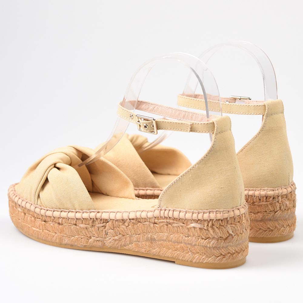 Sandalias de Esparto Gaimo Torgos Piqué Vainilla - imagen 7
