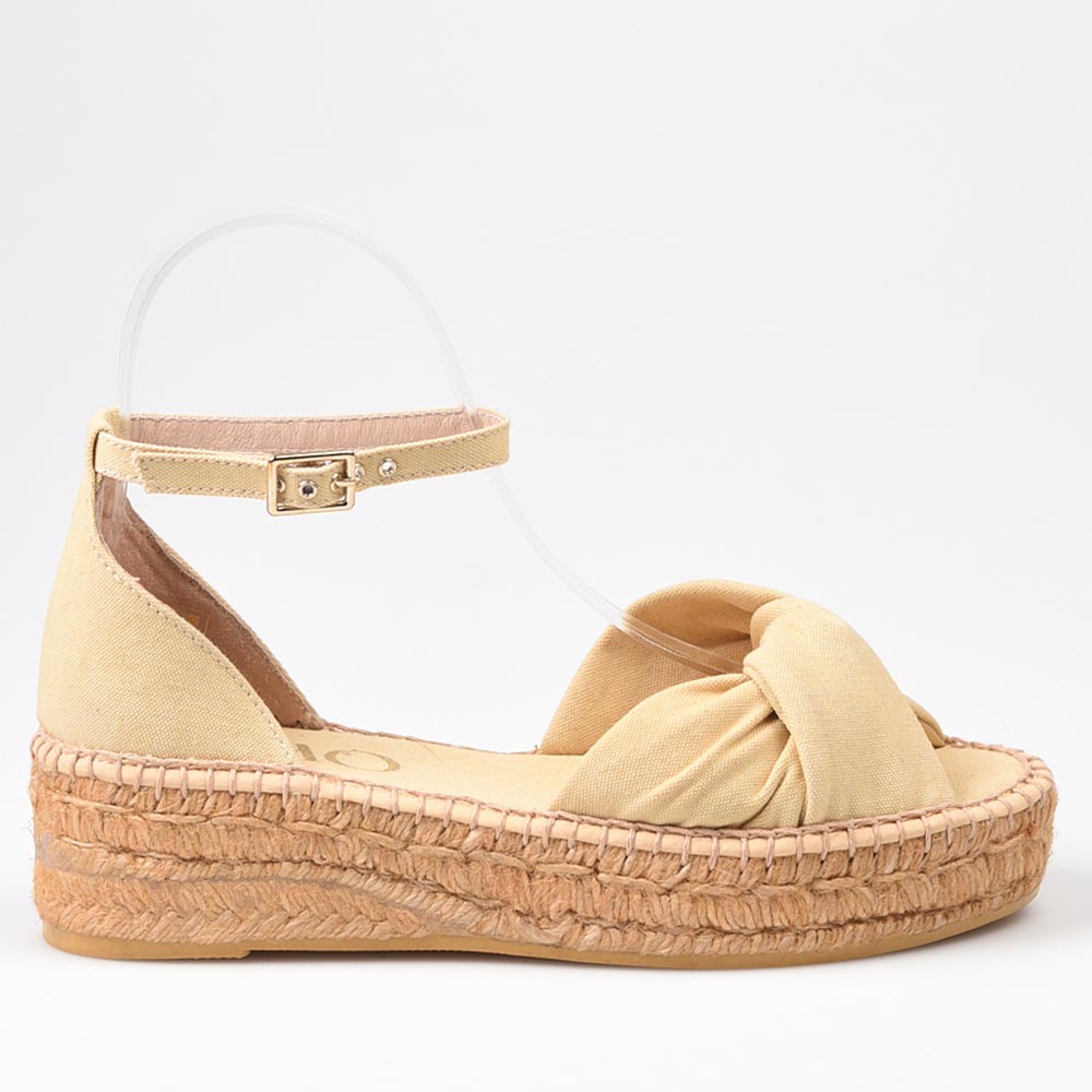 Sandalias de Esparto Gaimo Torgos Piqué Vainilla - imagen 1