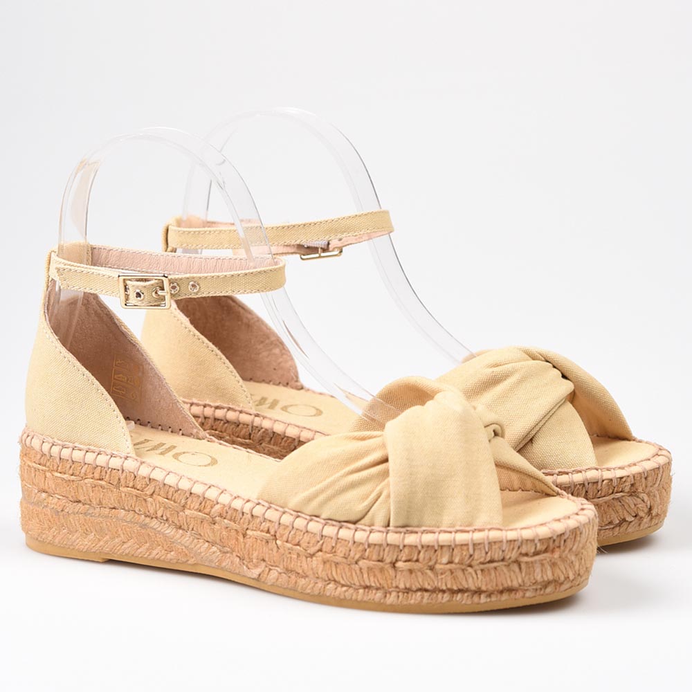 Sandalias de Esparto Gaimo Torgos Piqué Vainilla - imagen 3