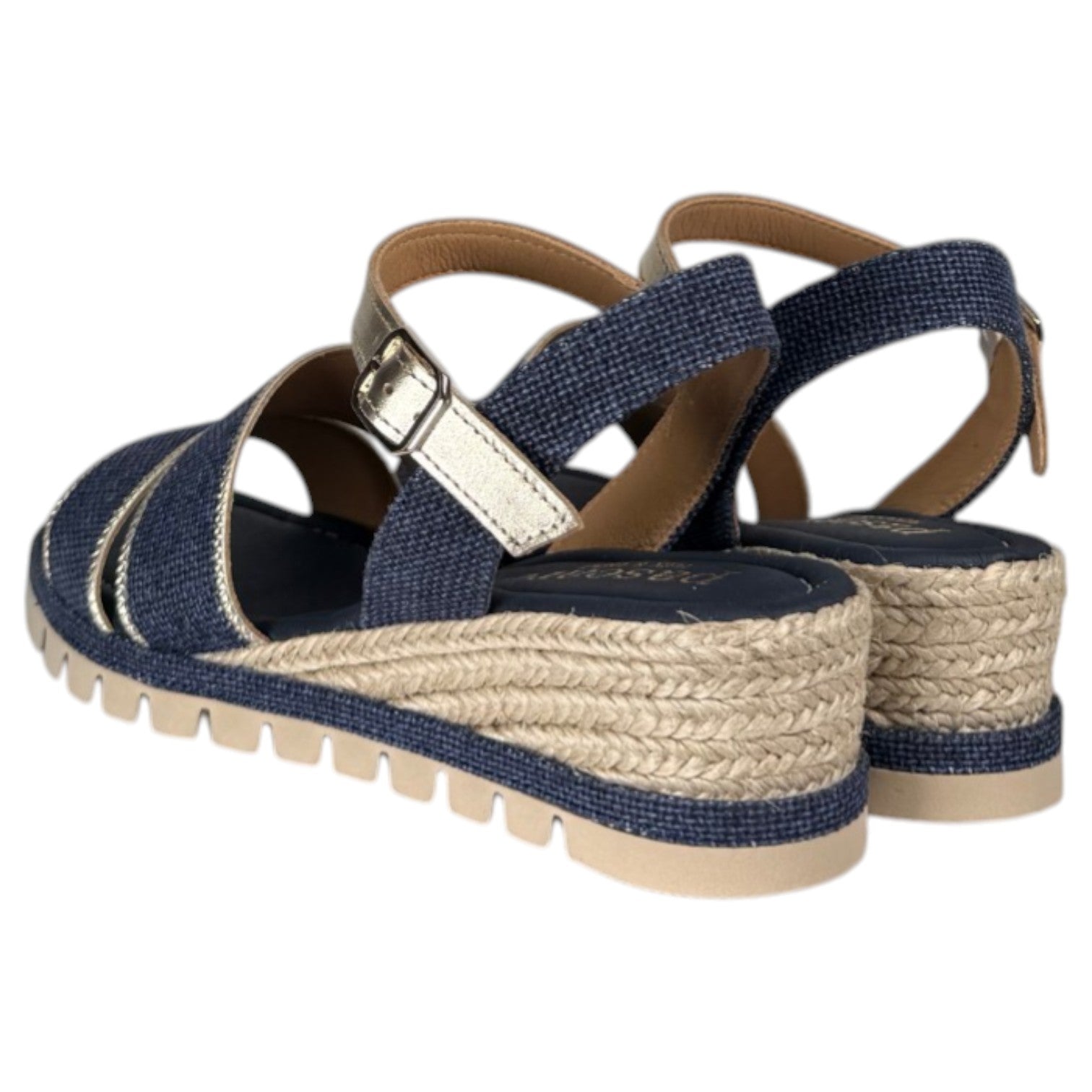 Sandalias de Esparto Paseart Cuña SR/ES938 Marino - imagen 6