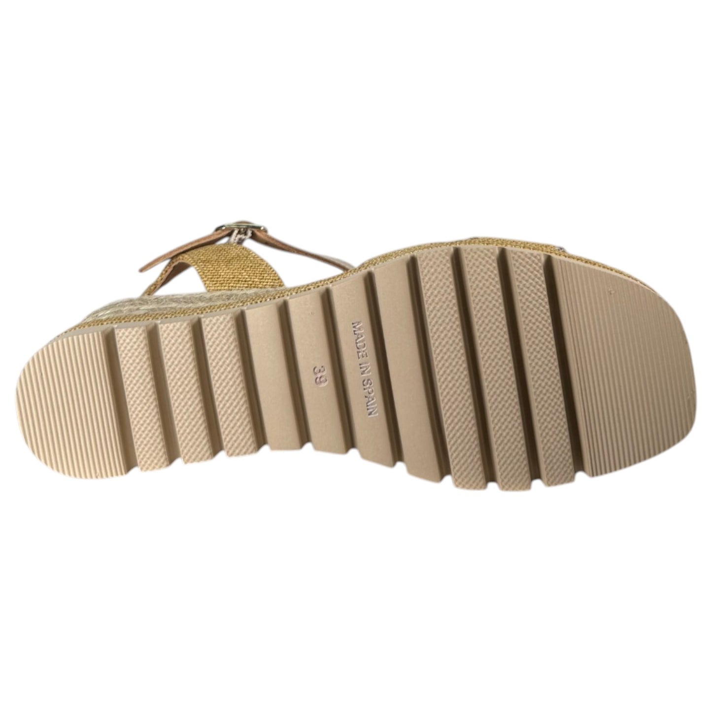 Sandalias de Esparto Paseart Cuña SR/ES938 Mostaza - imagen 7