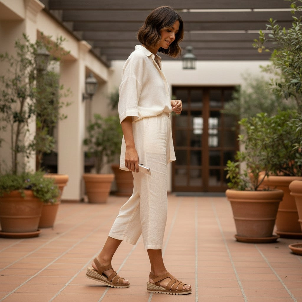 Sandalias de Esparto Paseart SR/S947 Cuero - imagen 4