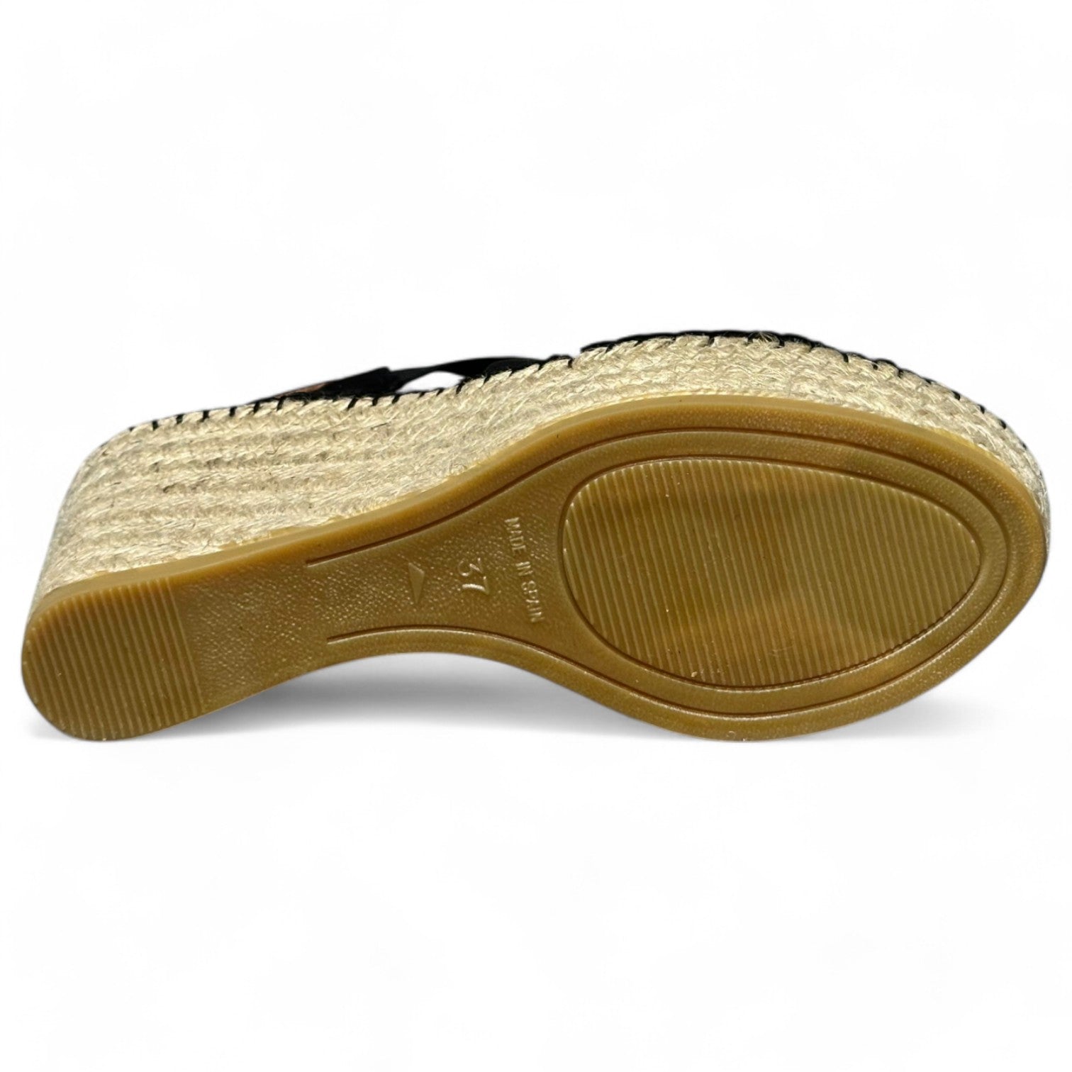 Sandalias de Esparto Vidorreta 36400 Serraje Negro - imagen 8