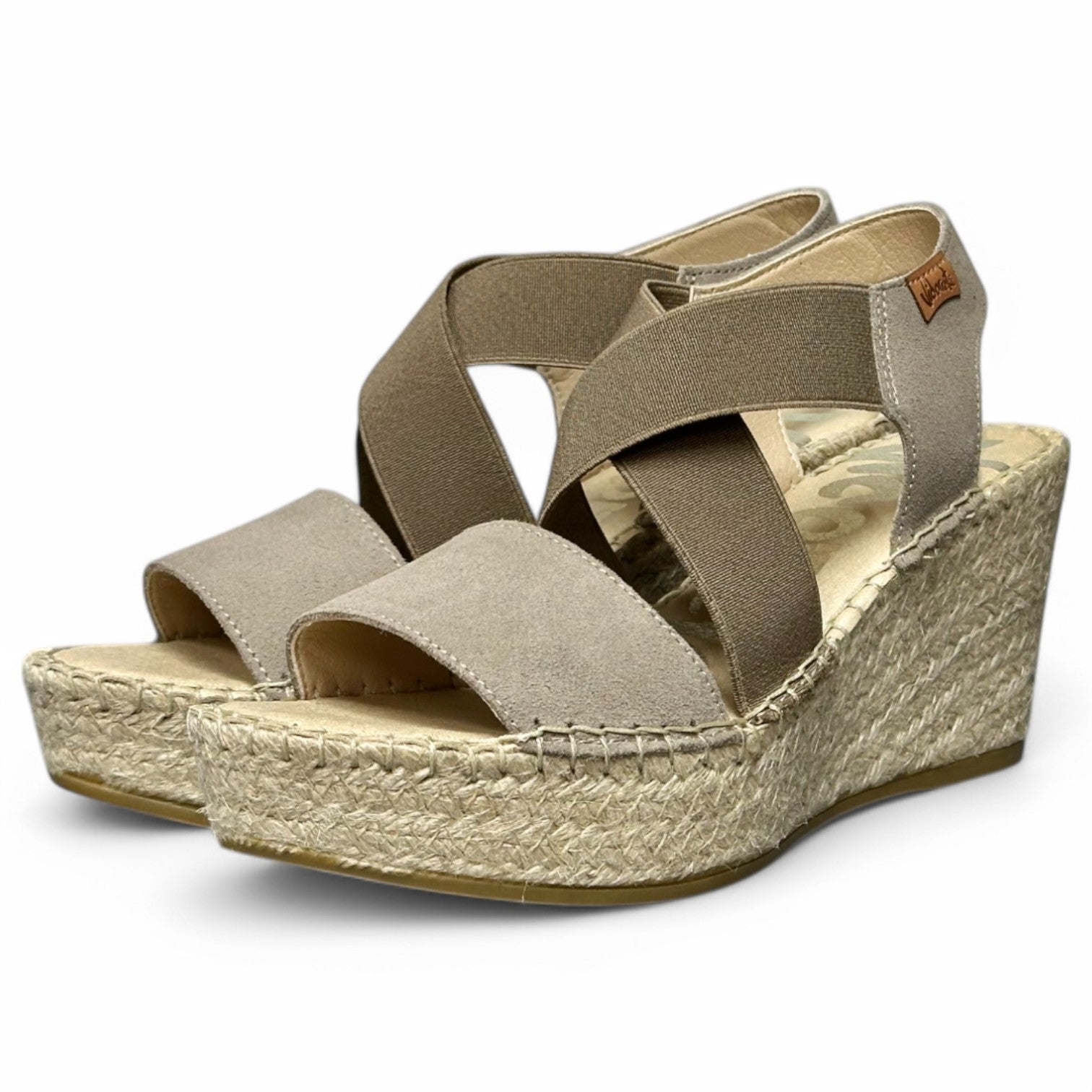 Sandalias de Esparto Vidorreta 36400 Serraje Taupe - imagen 5