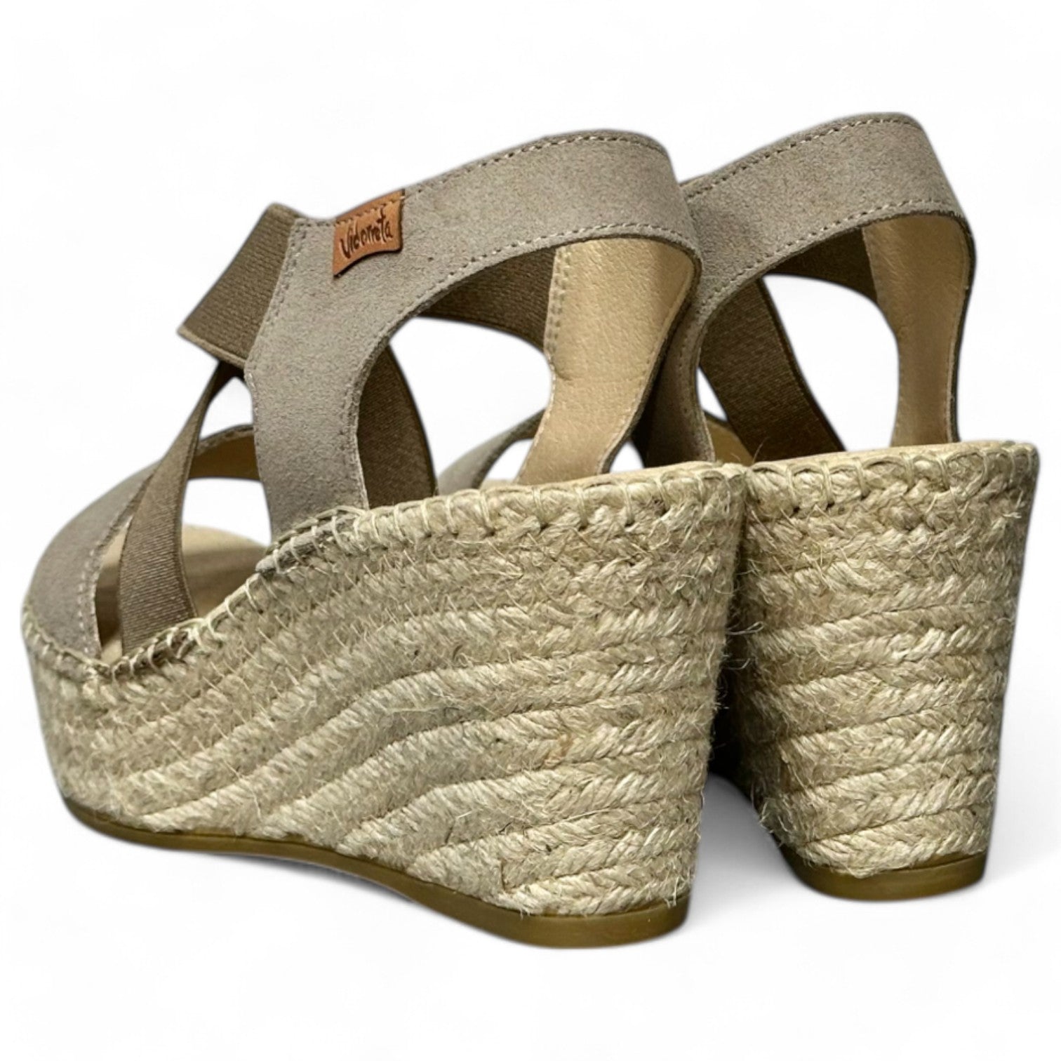 Sandalias de Esparto Vidorreta 36400 Serraje Taupe - imagen 7