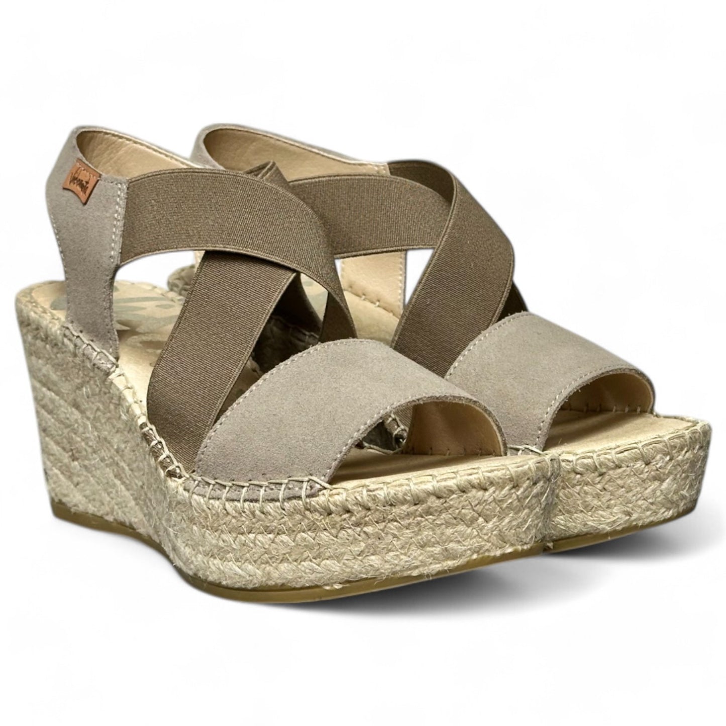Sandalias de Esparto Vidorreta 36400 Serraje Taupe - imagen 3
