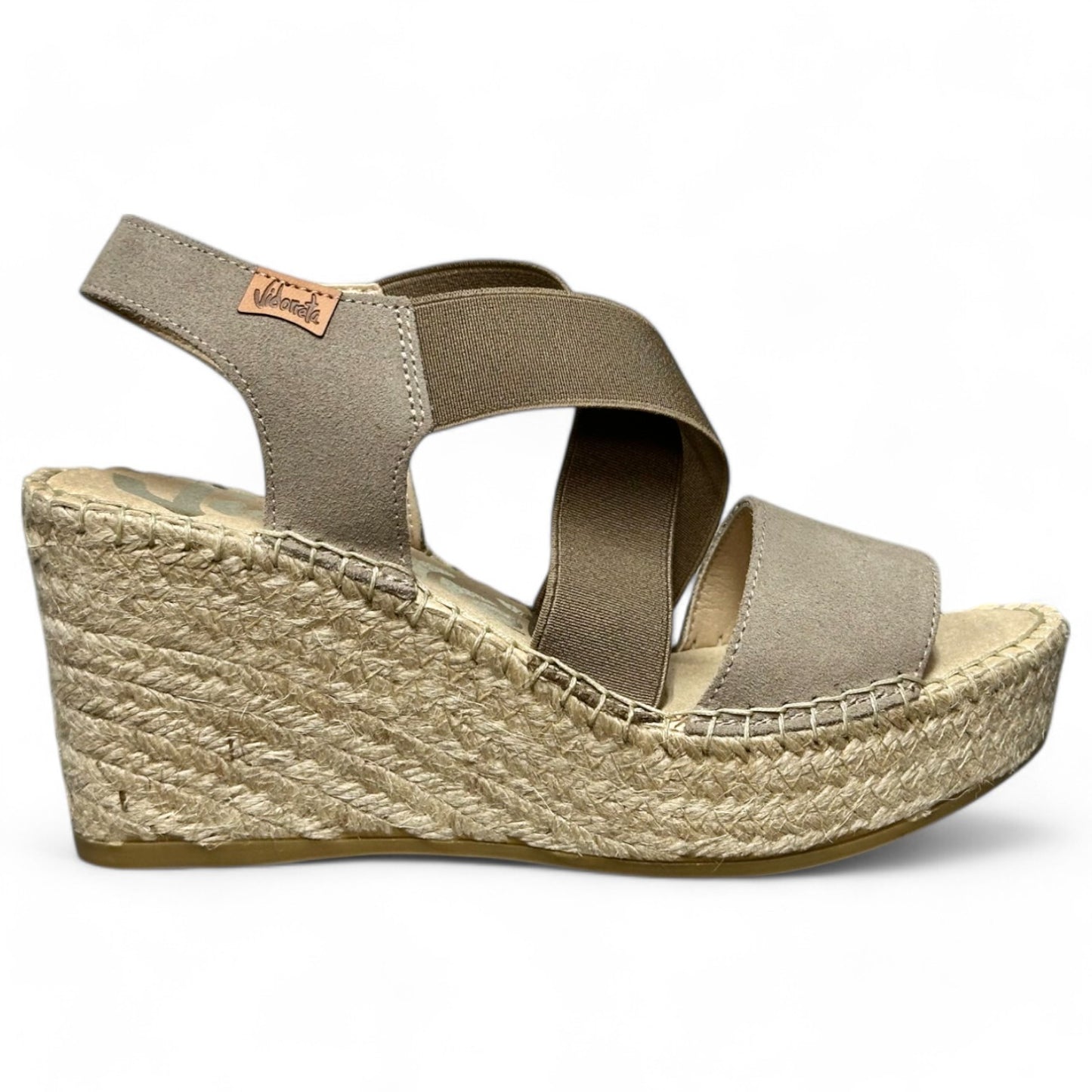 Sandalias de Esparto Vidorreta 36400 Serraje Taupe - imagen 1