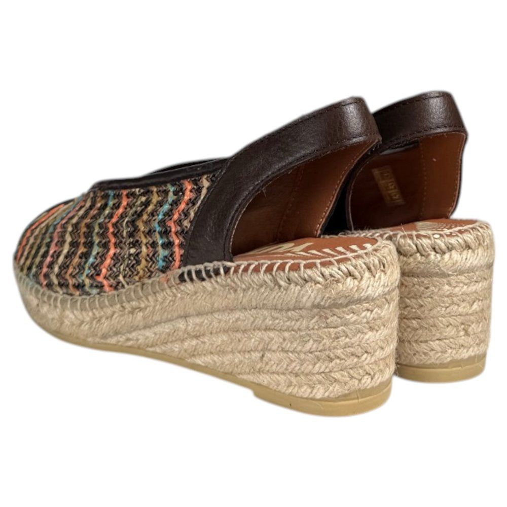 Sandalias de Esparto Viguera Ochentera 2298 Marrón - imagen 5