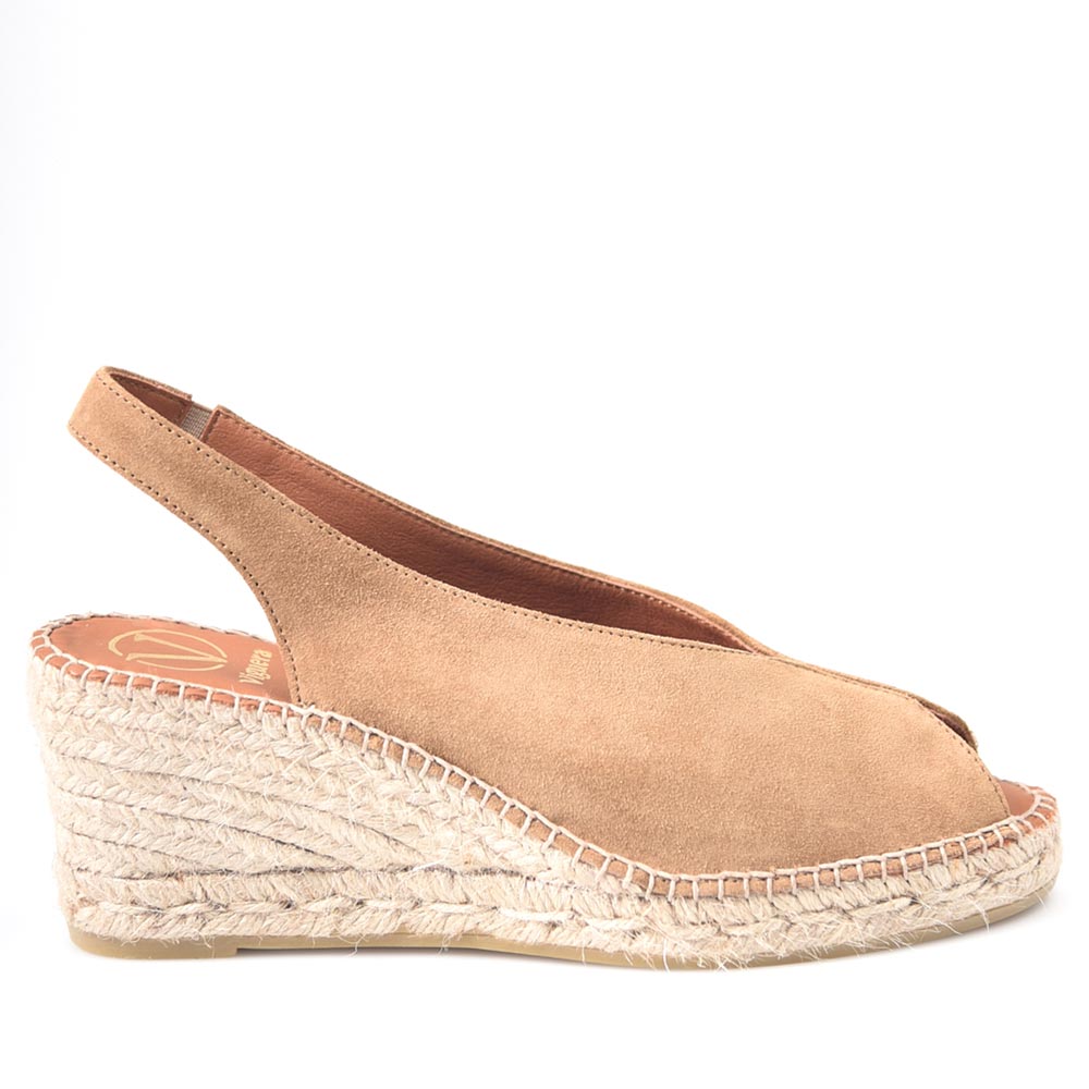 Sandalias de Esparto Viguera Vitelo 2127 Whisky - imagen 1