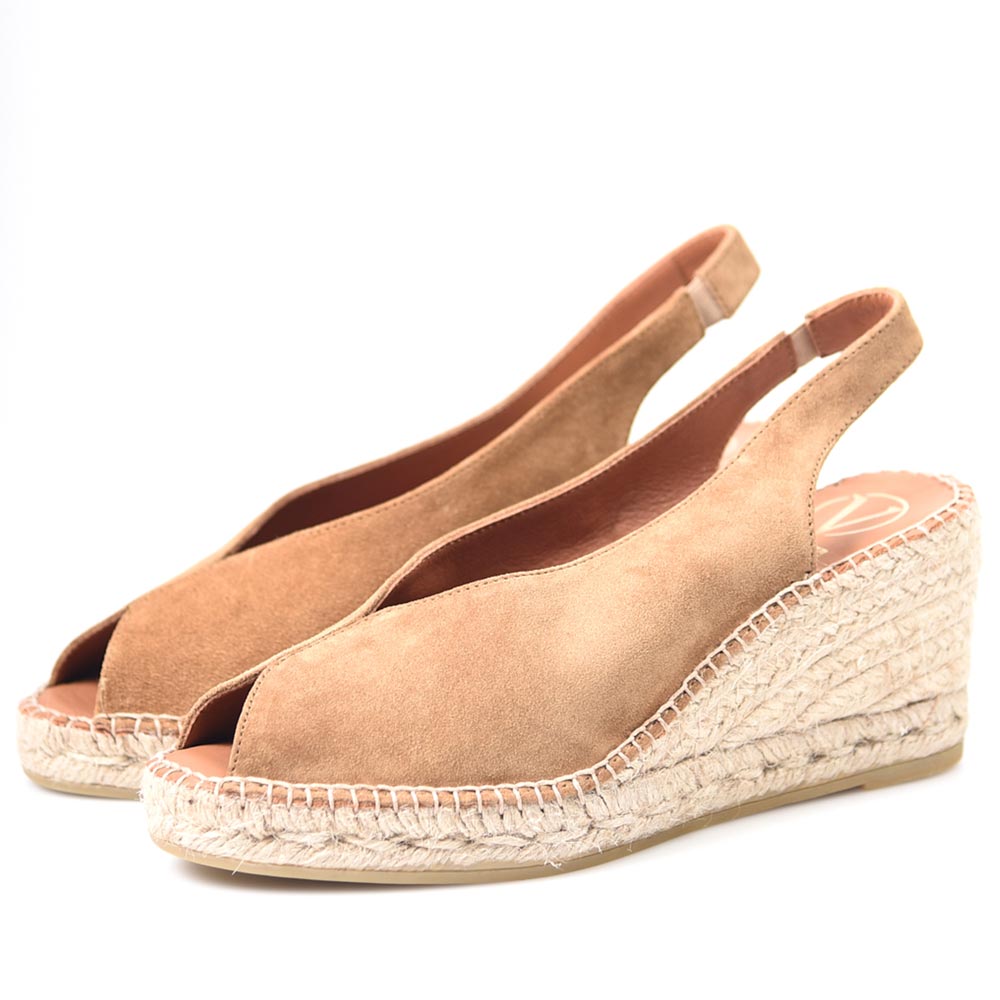 Sandalias de Esparto Viguera Vitelo 2127 Whisky - imagen 5