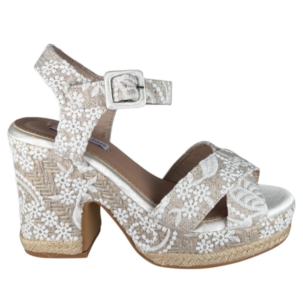 Sandalias de Novia Mandarina Beatriz Blanco - imagen 1