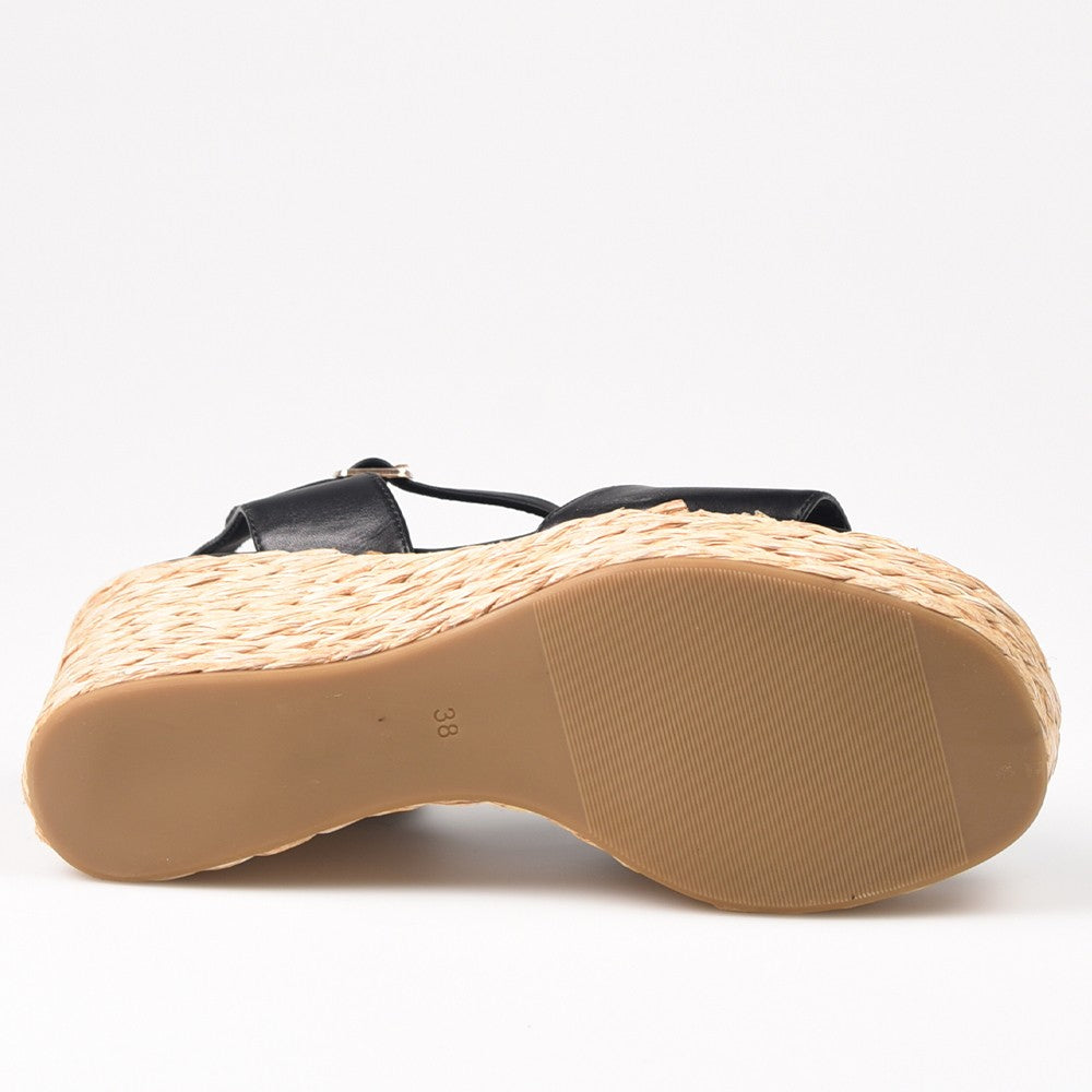 Sandalias de Rafia Corina M4340 Negro - imagen 5