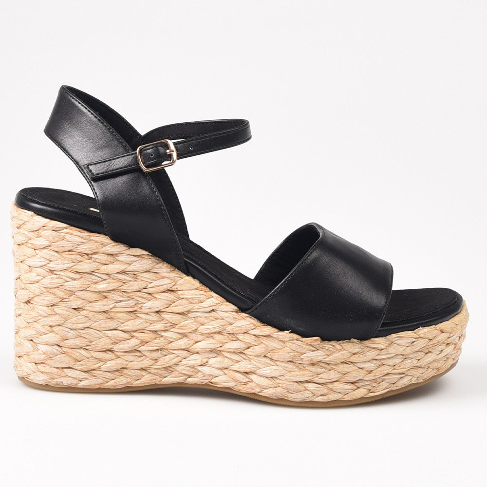 Sandalias de Rafia Corina M4340 Negro - imagen 1