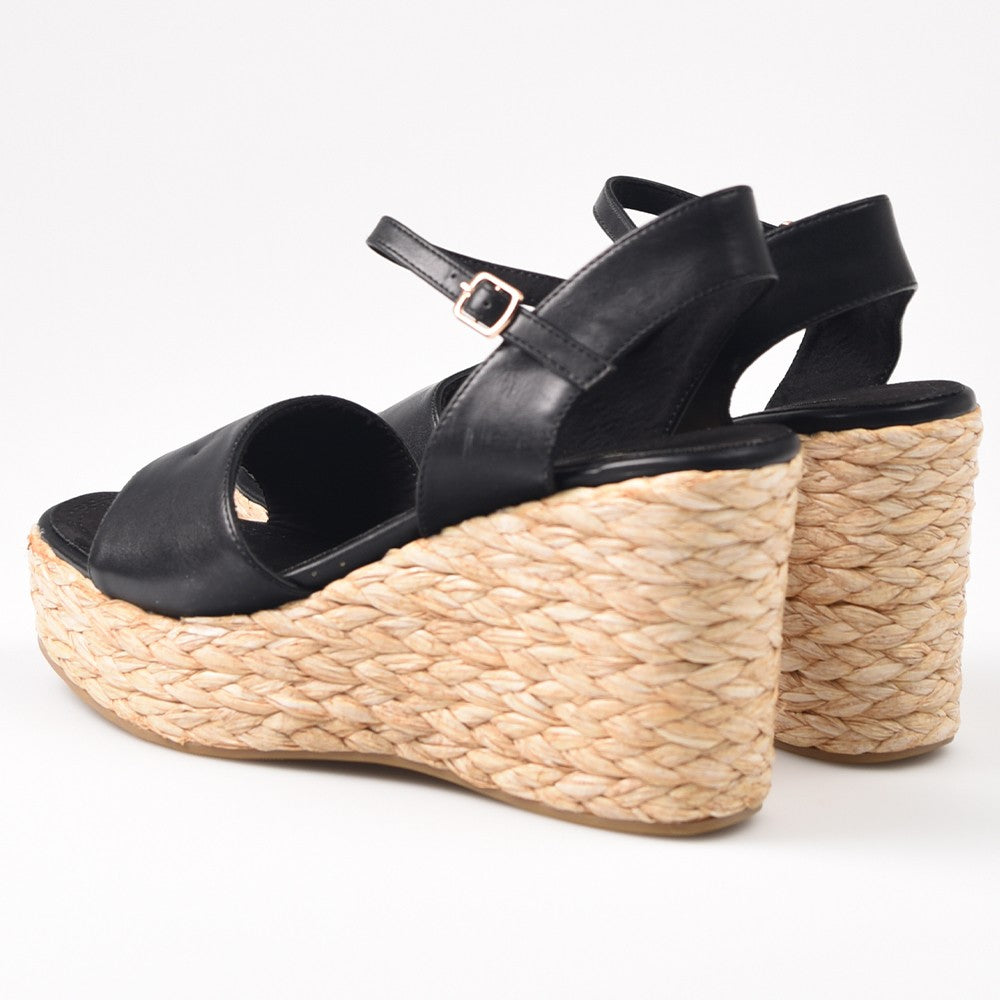 Sandalias de Rafia Corina M4340 Negro - imagen 4