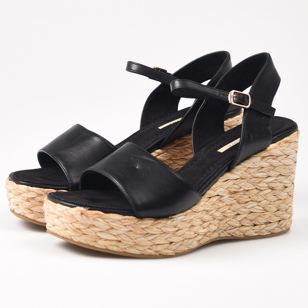 Sandalias de Rafia Corina M4340 Negro - imagen 3