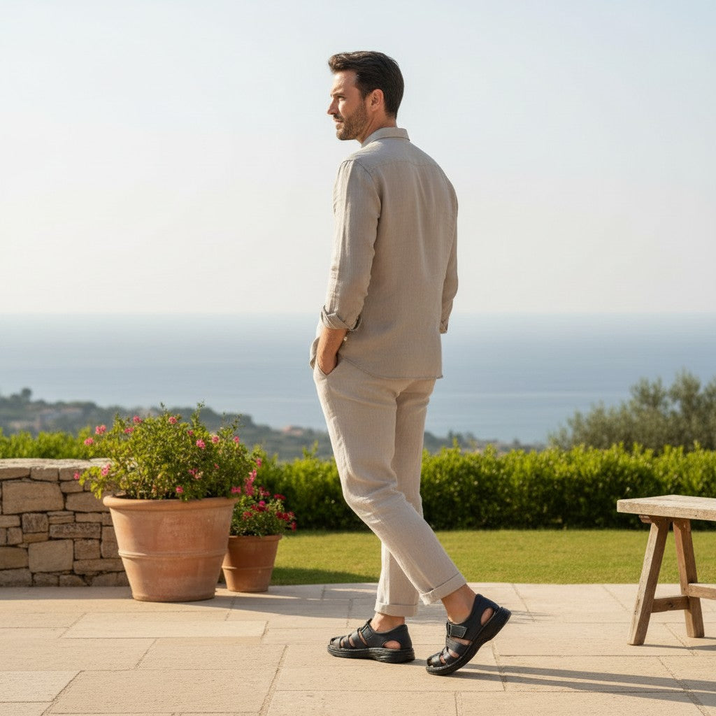 Sandalias Fluchos Azores F2199 Marino - imagen 4