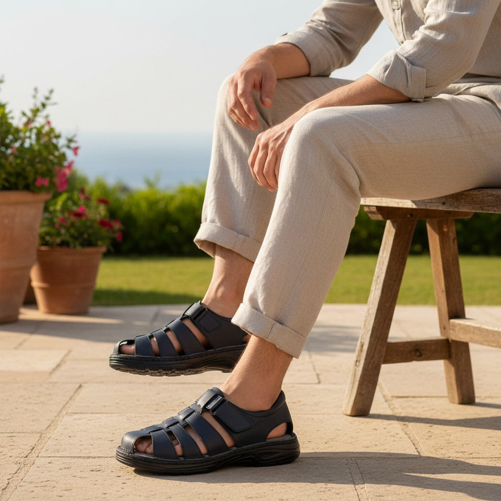 Sandalias Fluchos Azores F2199 Marino - imagen 2