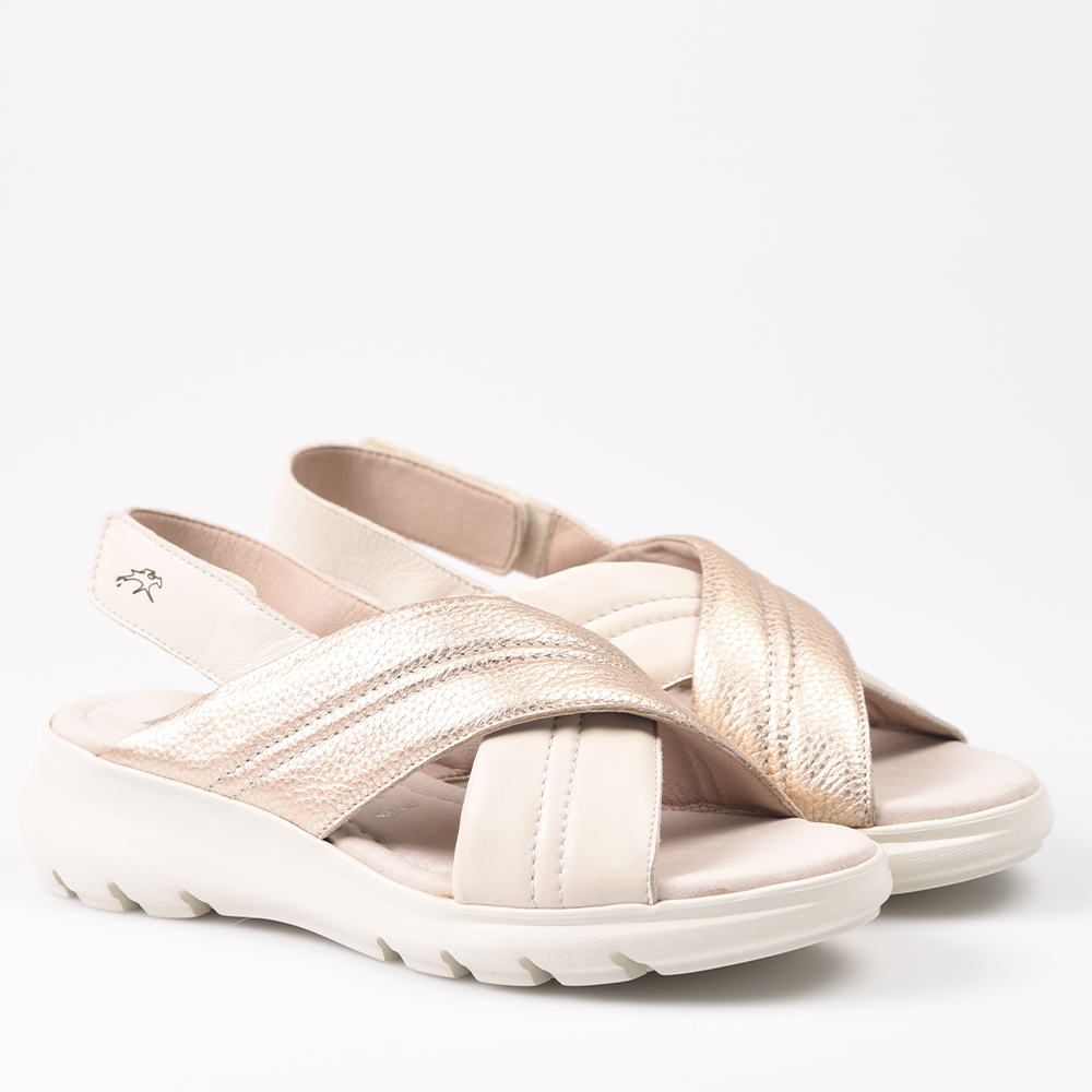Sandalias Fluchos Lua F1699 Dorado - imagen 2