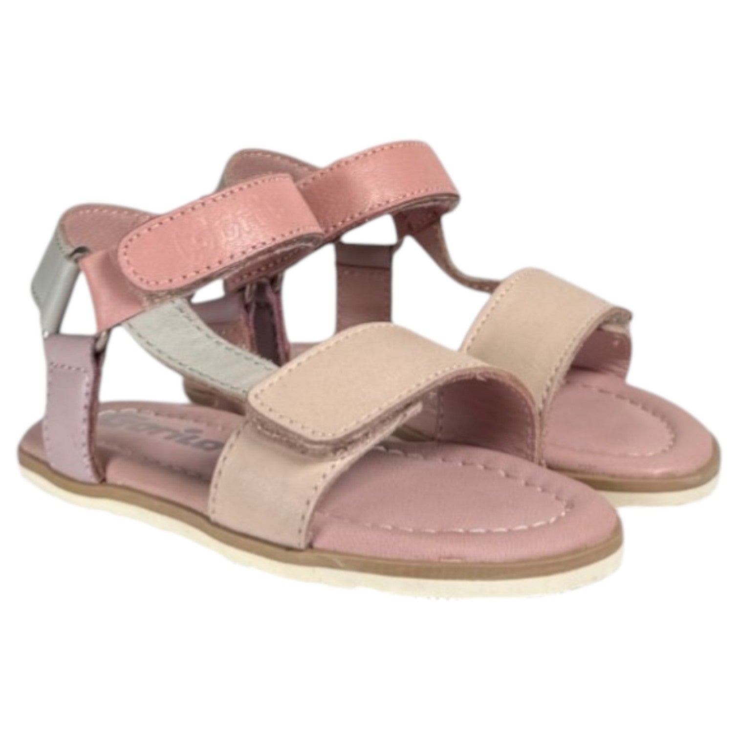 Sandalias Gorila Exagon Barefoot 79602 Oro Beige Rosa - imagen 3