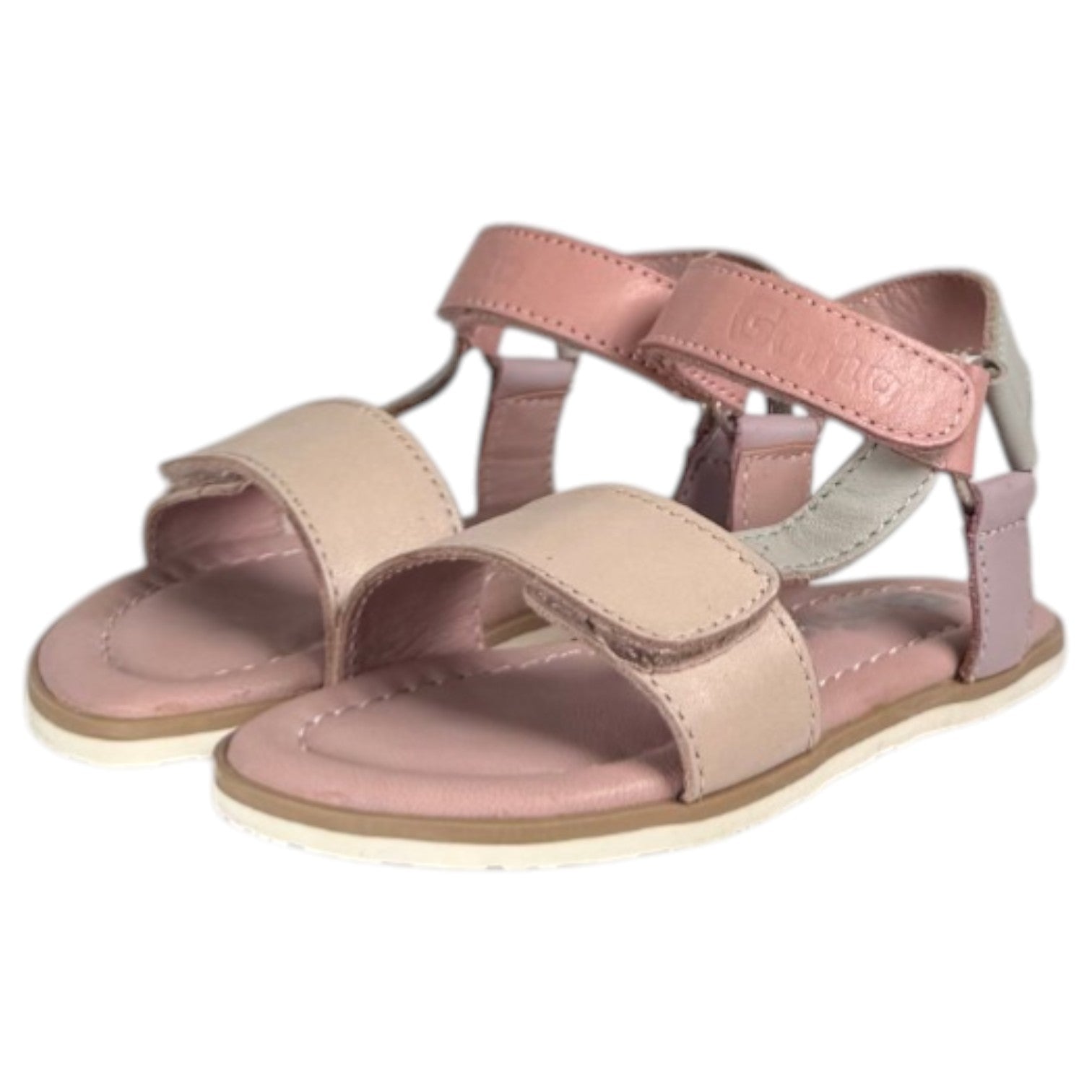 Sandalias Gorila Exagon Barefoot 79602 Oro Beige Rosa - imagen 5