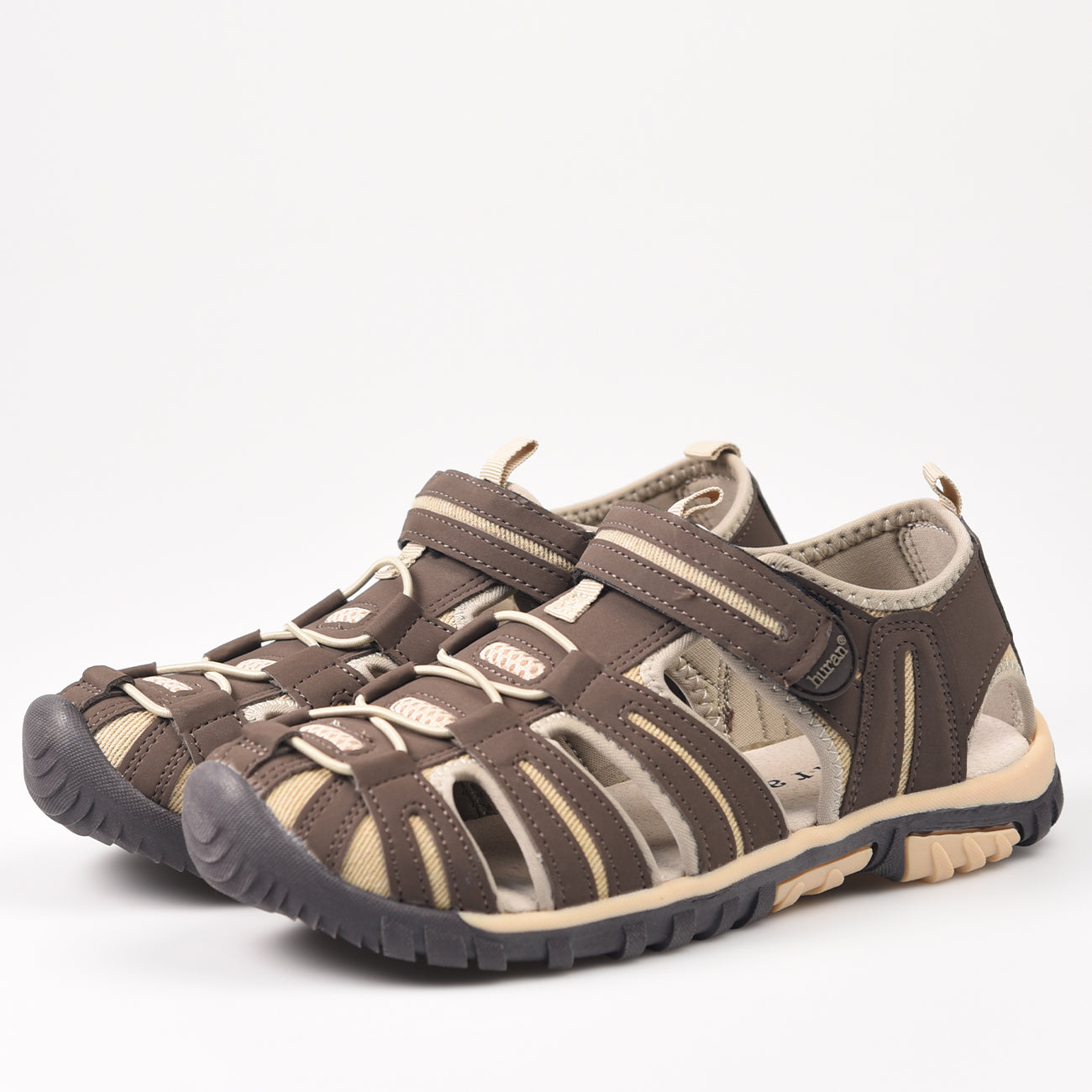 Sandalias Huran A1105 Marrón Claro - imagen 3